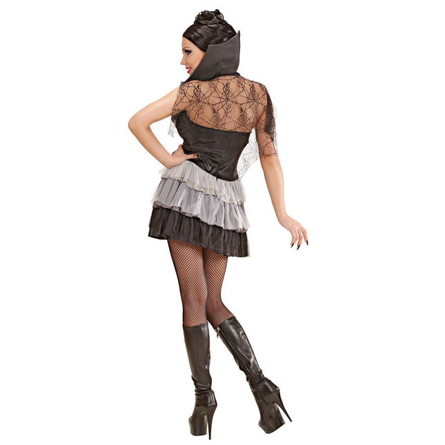 Robe d'Halloween Noir Blanc Dames Vampire