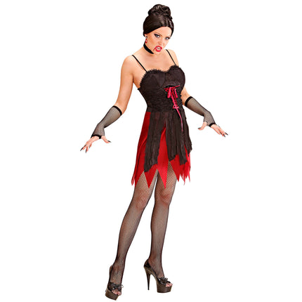Robe d'Halloween Dames Vampire Court
