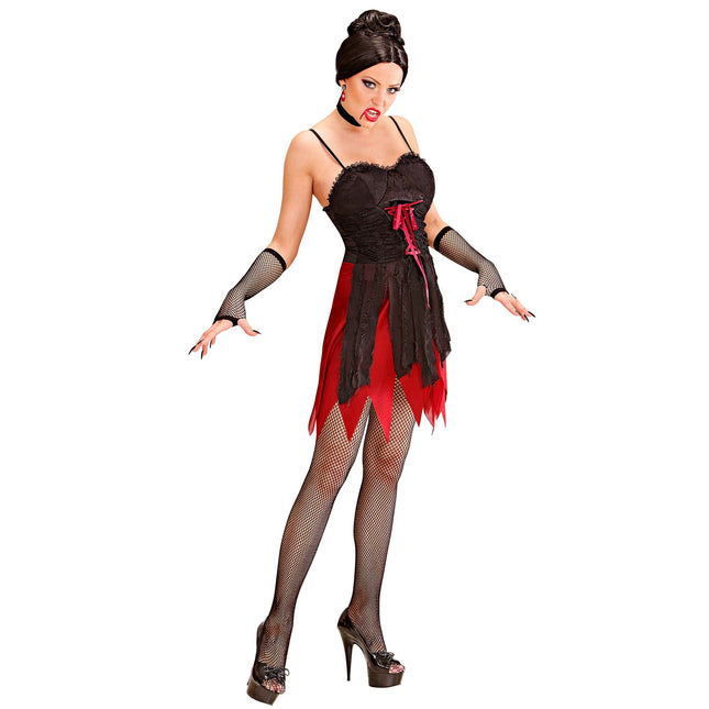 Robe d'Halloween Dames Vampire Court