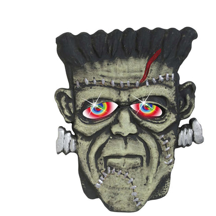 Plaque de porte Halloween Monstre avec lumière
