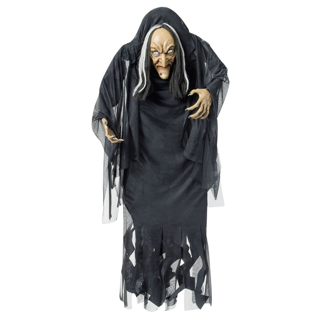 Poupée d'Halloween Sorcière avec Bossu 1.4m