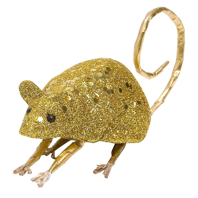 Fausse souris dorée 8.5cm