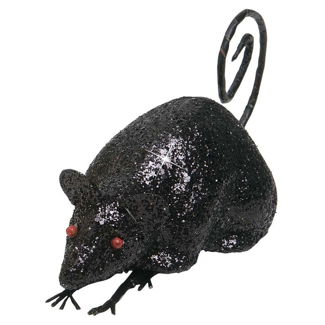 Fausse souris noire 12cm