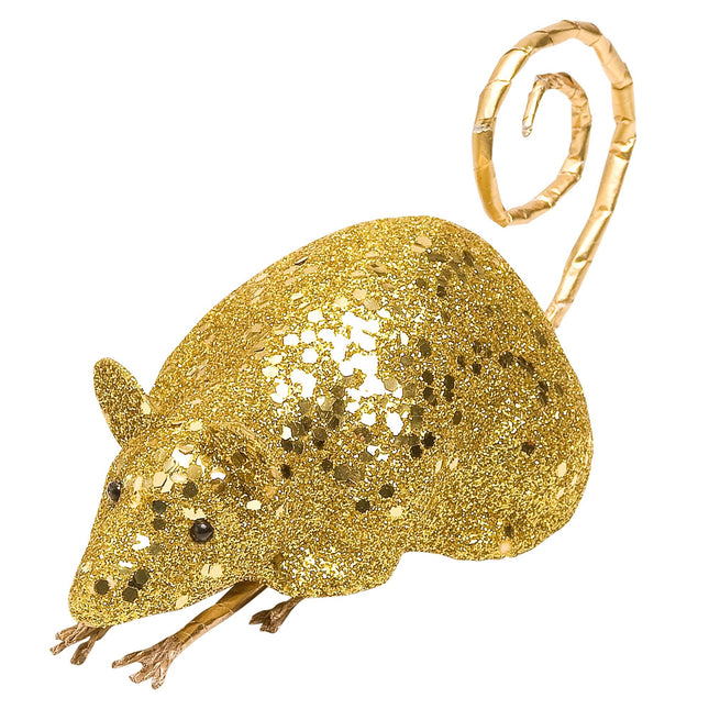 Fausse souris dorée 12cm