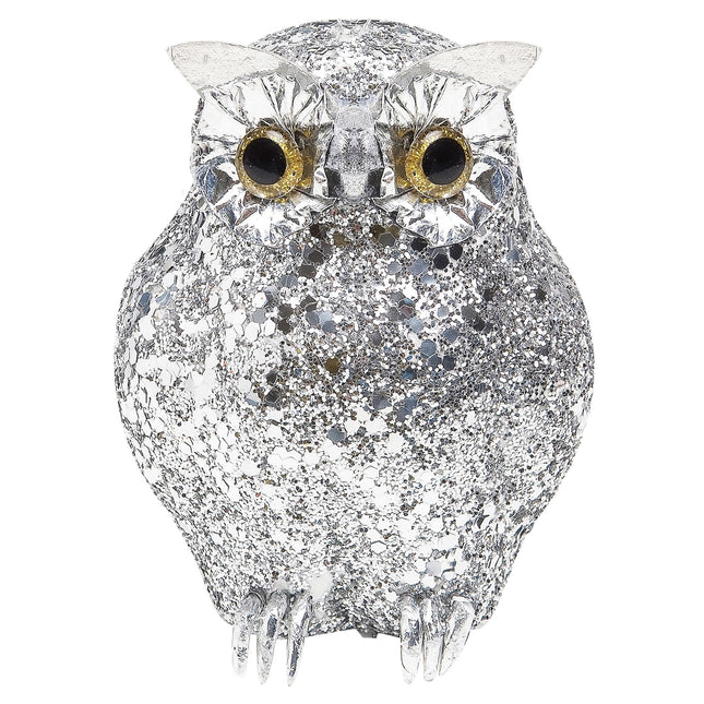 Faux hibou en argent 10.5cm