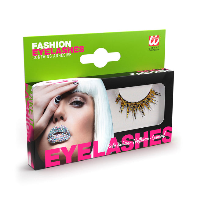 Faux cils or