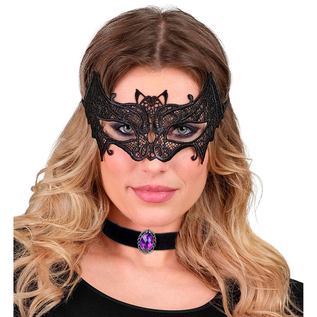 Collier d'Halloween Pierre violette