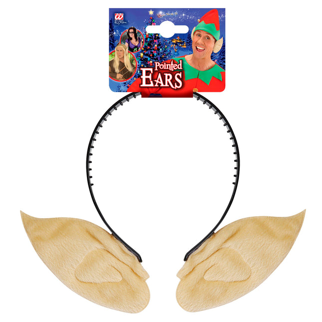 Bandeau de cheveux d'Halloween Oreilles beiges