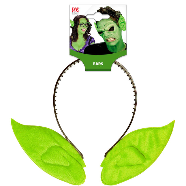 Bandeau d'Halloween Oreilles vertes