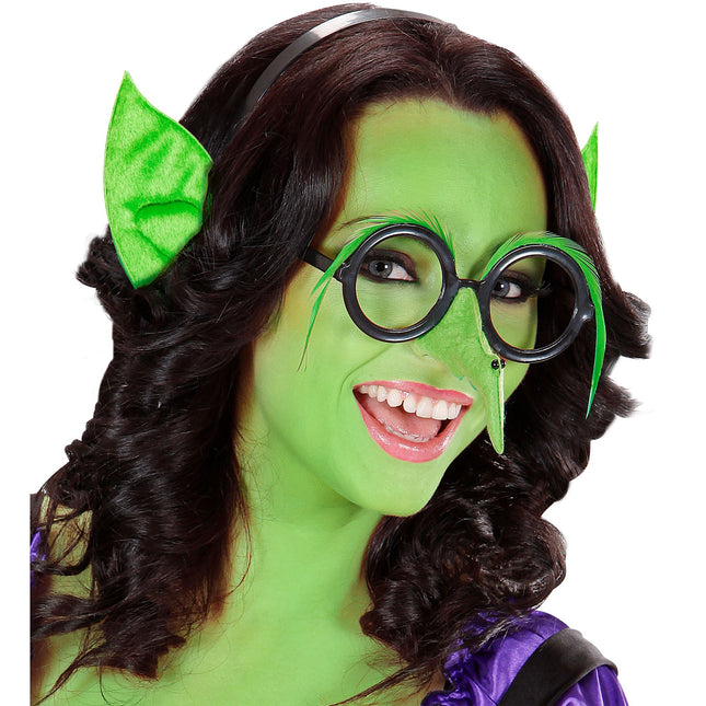 Bandeau d'Halloween Oreilles vertes