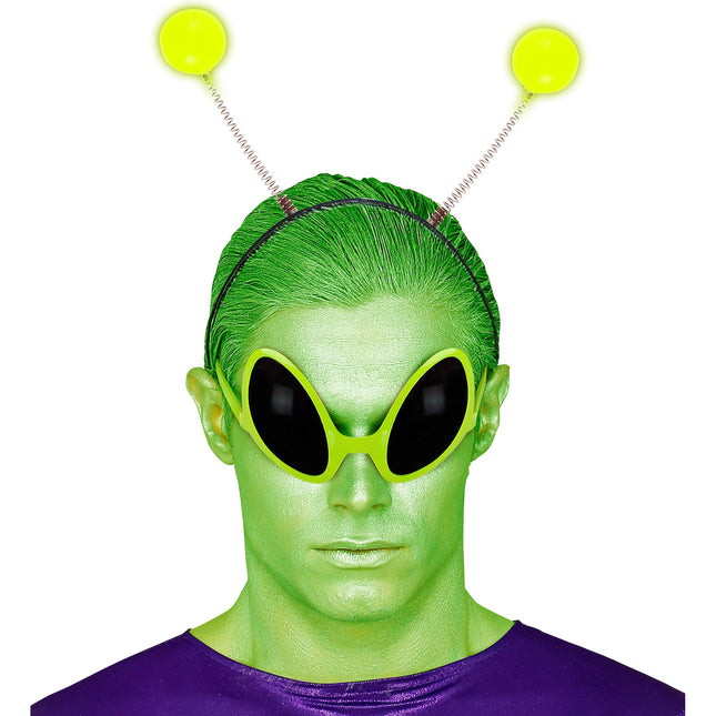 Bandeau à cheveux Alien qui brille dans le noir