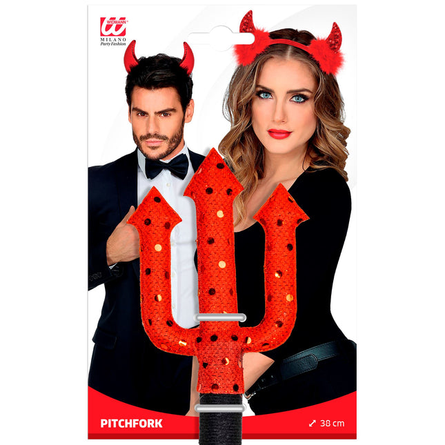 Trident d'Halloween 45cm