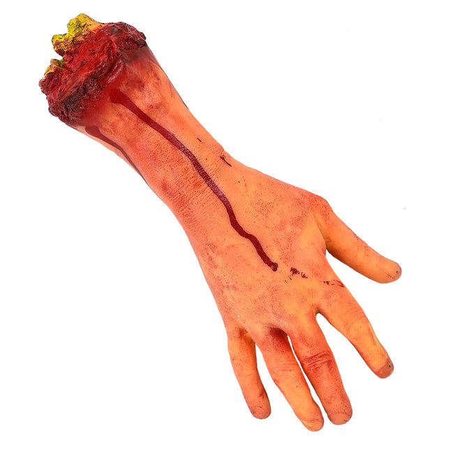 Halloween Fausse main coupée avec un os