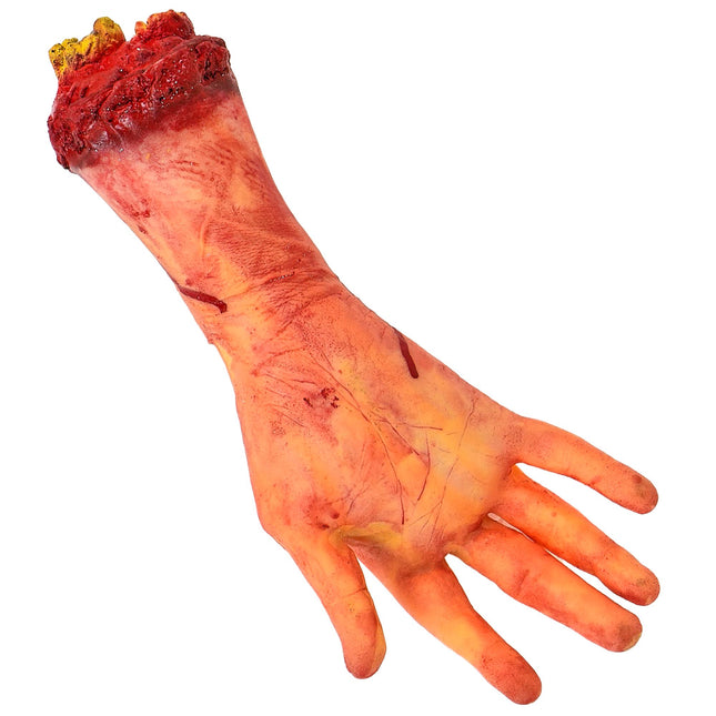 Halloween Fausse main coupée avec un os