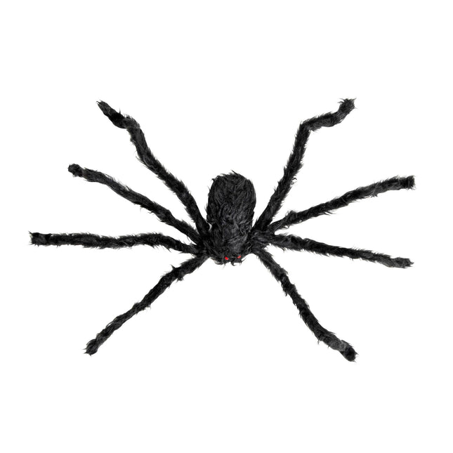 Halloween Fausse Araignée Noire 75cm