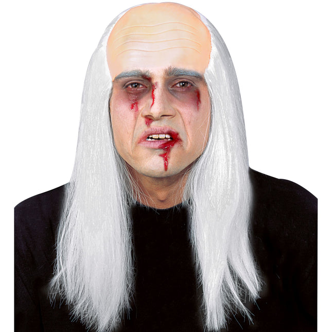 Perruque d'Halloween Tête Chauve