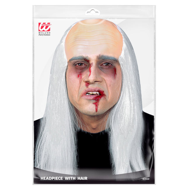 Perruque d'Halloween Tête Chauve