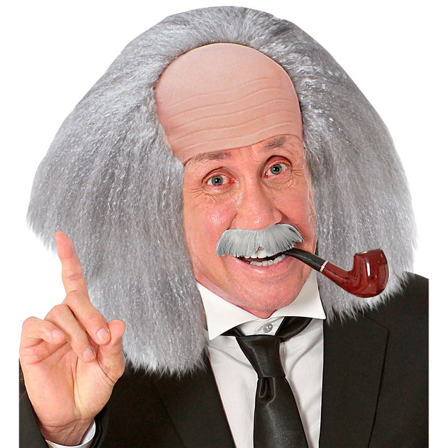 Perruque d'Halloween Professeur Chauve
