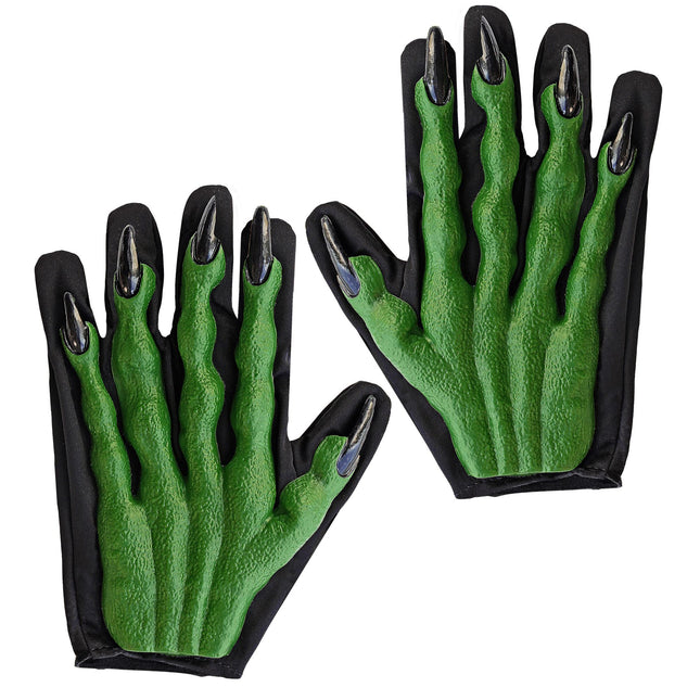Gants verts sorcière