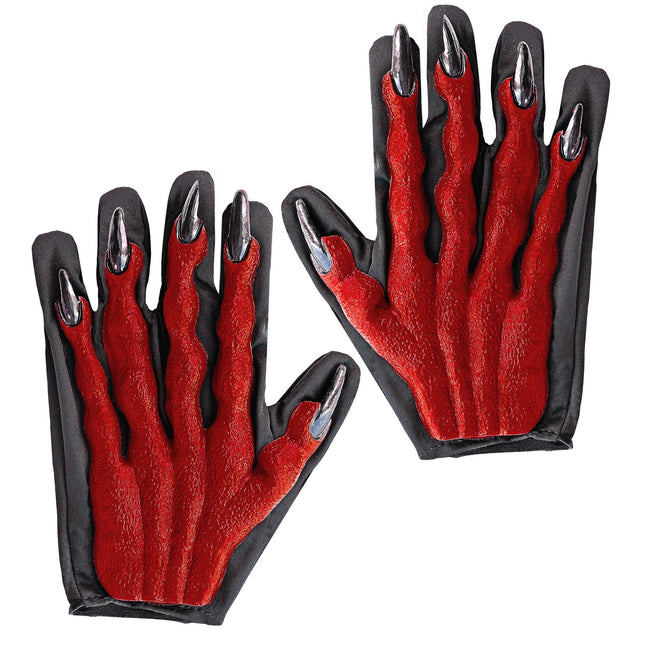 Gants d'Halloween Diable