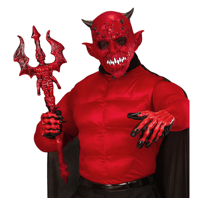 Gants d'Halloween Diable