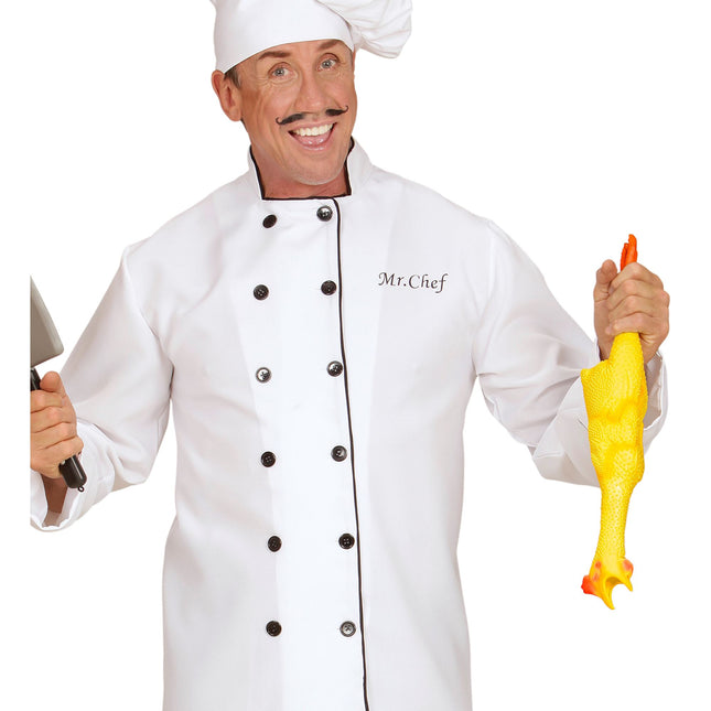 Faux poulet jaune 20cm