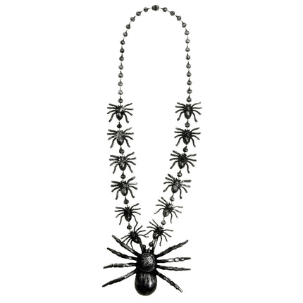 Collier d'Halloween Araignées 40cm