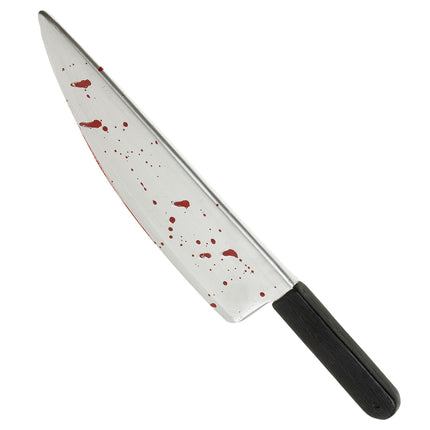 Halloween Faux couteau sang 48cm