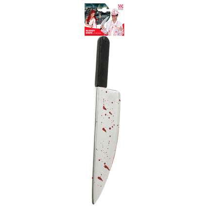 Halloween Faux couteau sang 48cm