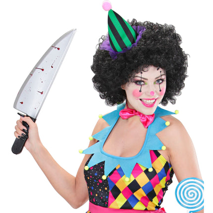 Halloween Faux couteau sang 48cm