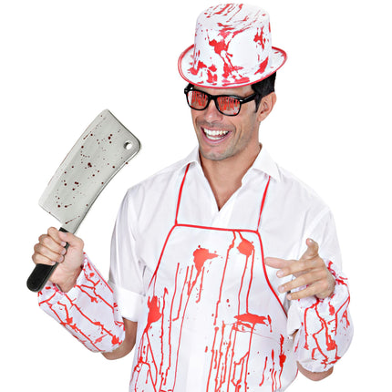 Halloween Faux sang de hache 44cm
