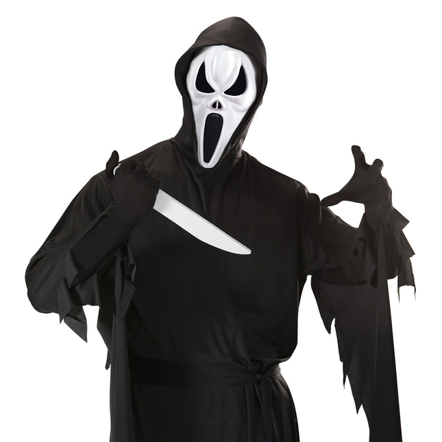 Faux couteau d'Halloween Argent 34cm