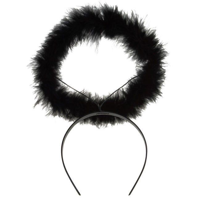 Bandeau d'Halloween Ange noir