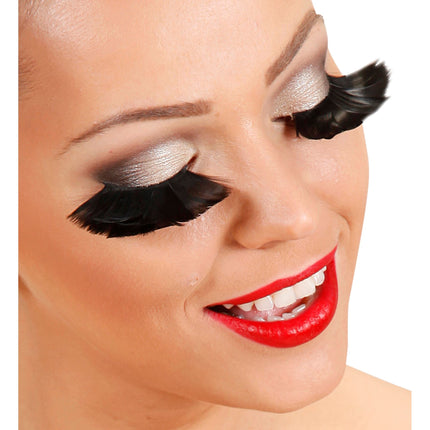 Faux cils noirs