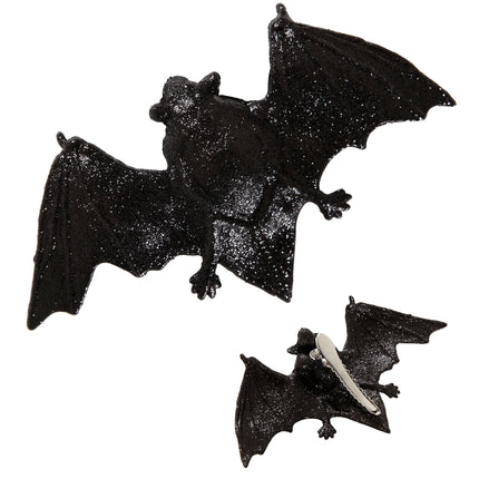 Barrette à cheveux chauve-souris pailletée
