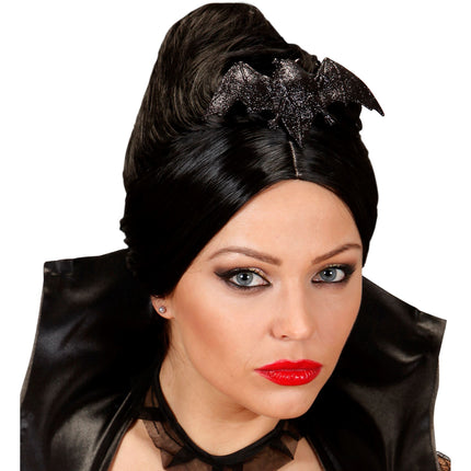 Barrette à cheveux chauve-souris pailletée