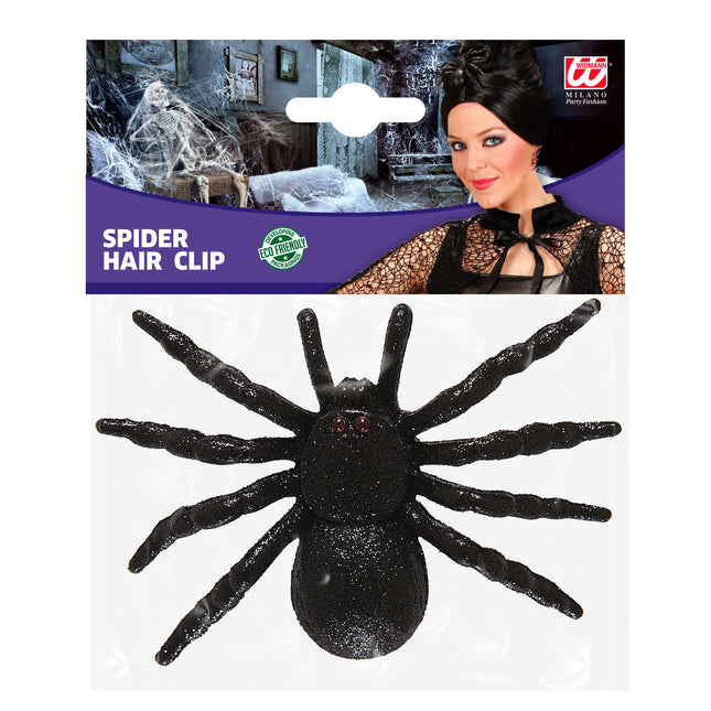 Pince à cheveux Halloween Araignée