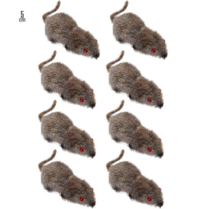 Fausse souris d'Halloween 5cm 8pcs