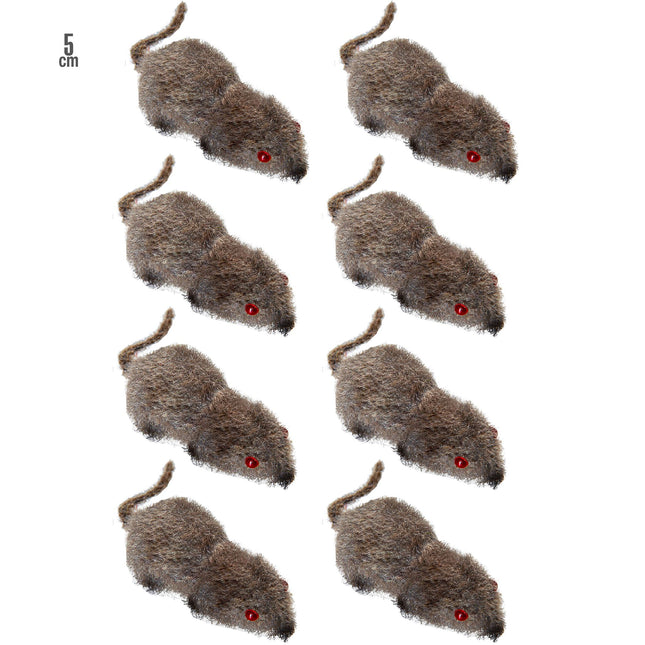 Fausse souris d'Halloween 5cm 8pcs