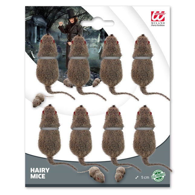 Fausse souris d'Halloween 5cm 8pcs