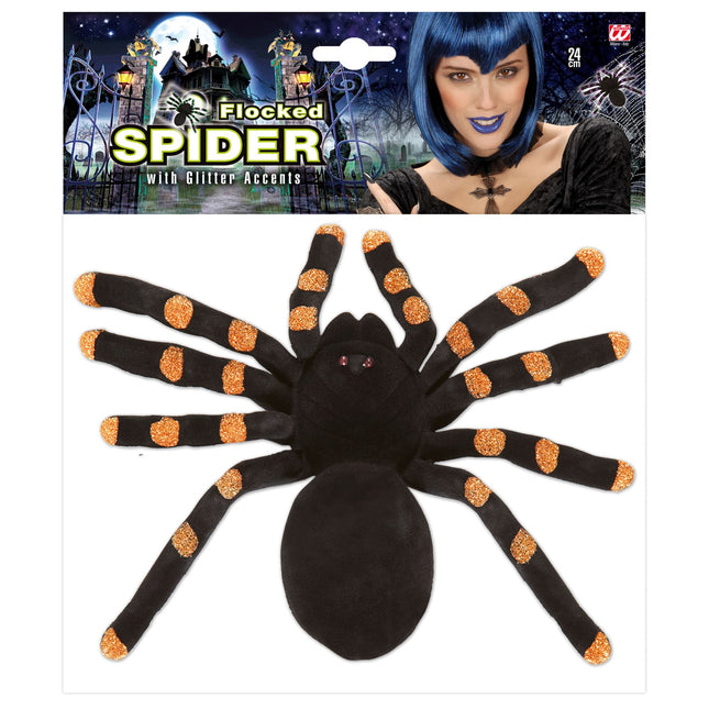 Faux araignée d'Halloween 24cm 2pcs