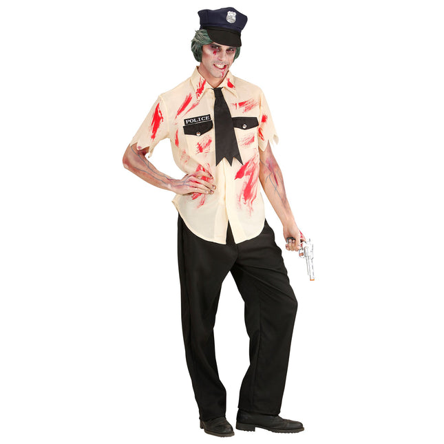 Costume d'Halloween Zombie Police