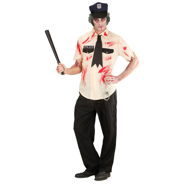 Costume d'Halloween Zombie Police