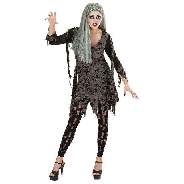 Costume d'Halloween Dames Zombie 2 pièces