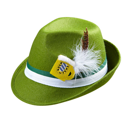 Chapeau Oktoberfest Tyrolien Vert