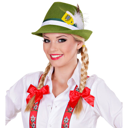 Chapeau Oktoberfest Tyrolien Vert