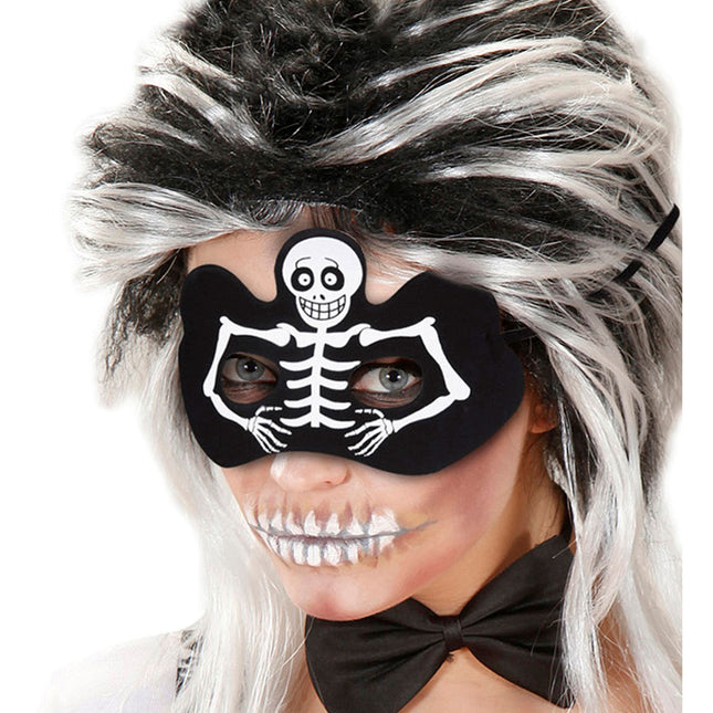 Masque d'yeux d'Halloween Squelette
