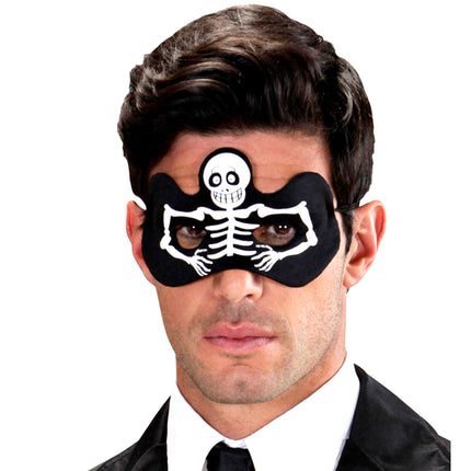Masque d'yeux d'Halloween Squelette