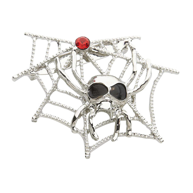 Broche Halloween Toile d'araignée