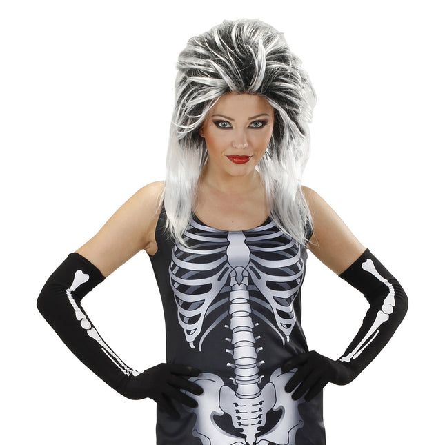 Gants d'Halloween Bones